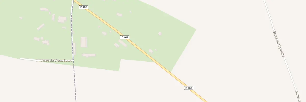 Plan du 14 Rte d’Hugleville à Butot
