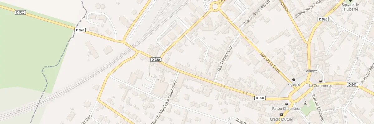 Plan du 42 Rue du Gros Chene à La Loupe