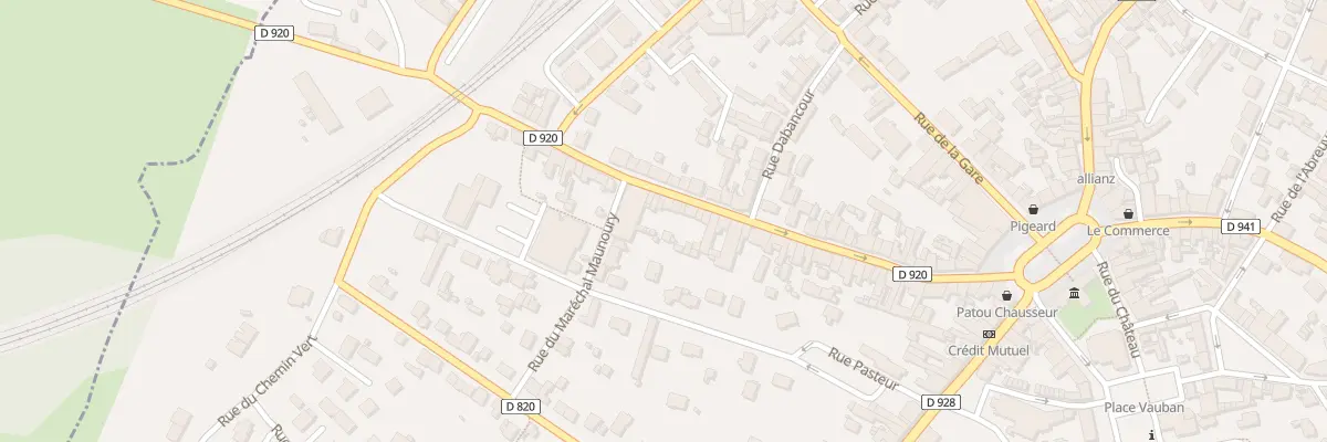 Plan du 59 Rue du Gros Chene à La Loupe
