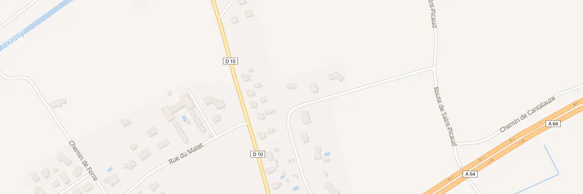 Plan du 25 Rte de la Caussade à Martres-Tolosane