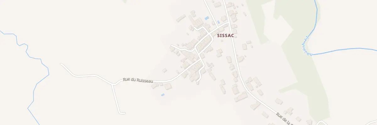 Plan du 24 Rue du Ruisseau à Peyrat-de-Bellac