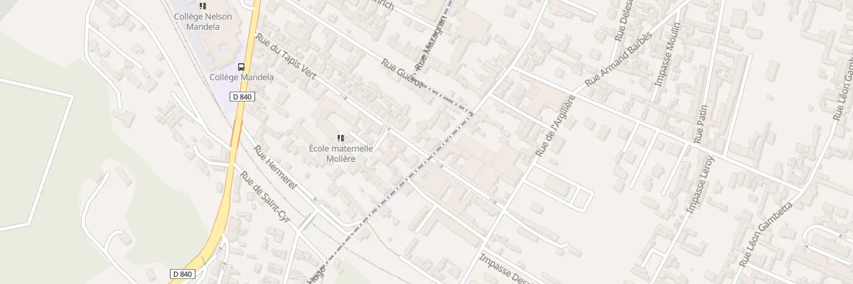 Plan du 2 Rue du Tapis Vert à Elbeuf