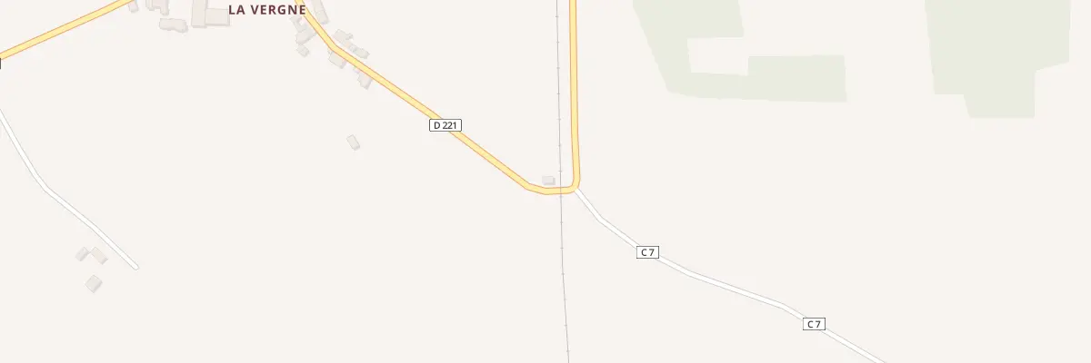 Plan du 1 La Vergne à Oradour-Saint-Genest