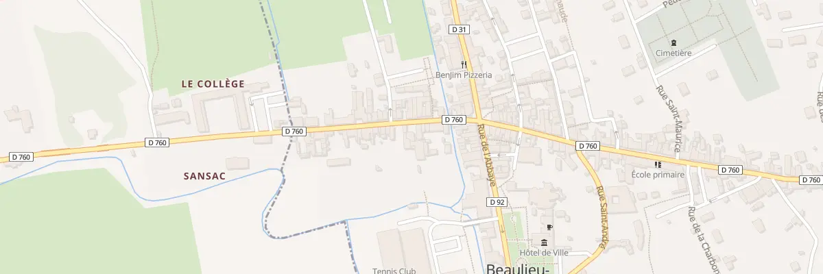 Plan du 12 Rue Brûlée à Beaulieu-lès-Loches