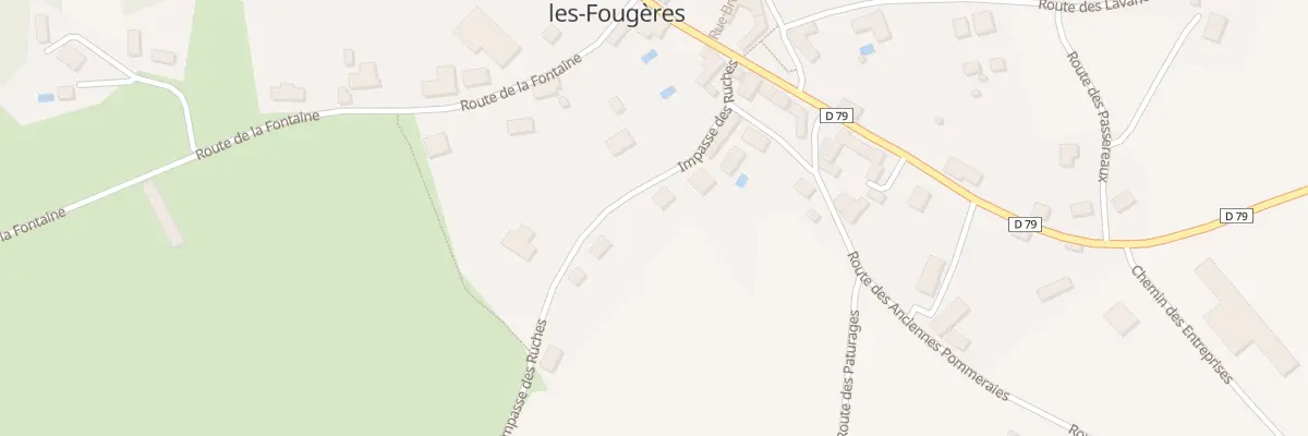 Plan du 68 Le Bourg à Saint-Priest-les-Fougères