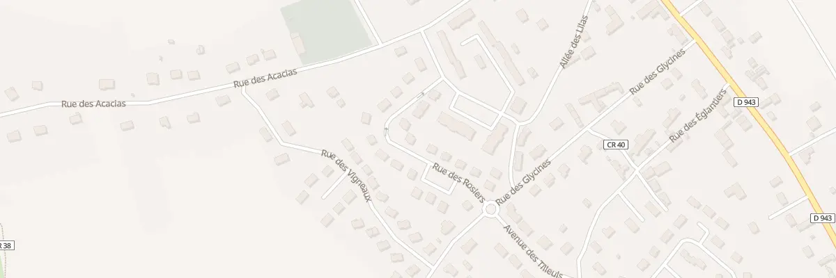 Plan du 9 Rue des Rosiers à Perrusson