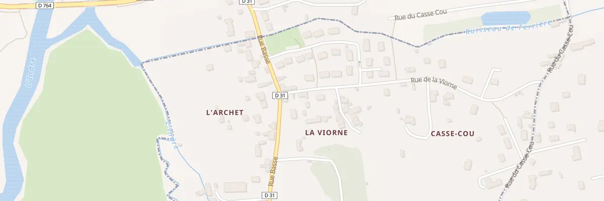 Plan du 1 Rue de la Viorne à Beaulieu-lès-Loches