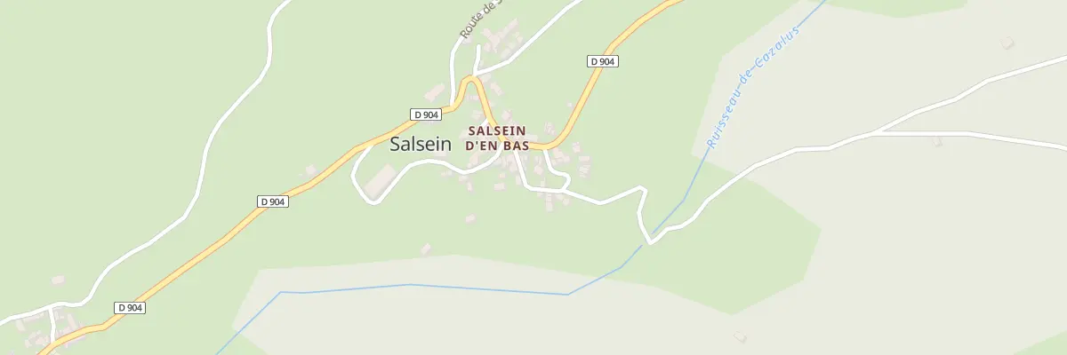 Plan du 6 Salsein d’En Bas à Salsein