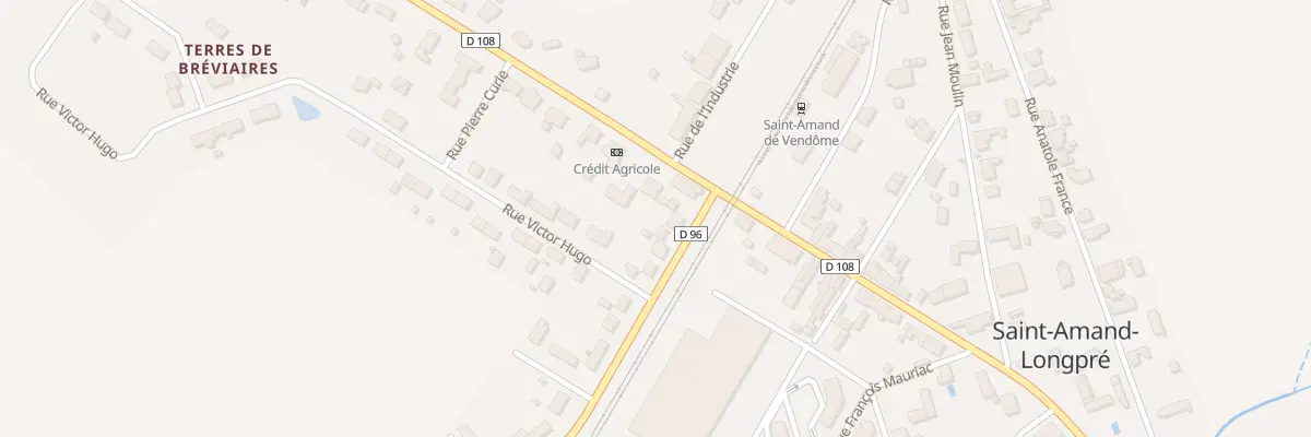Plan du 3 Rue de Touraine à Saint-Amand-Longpré