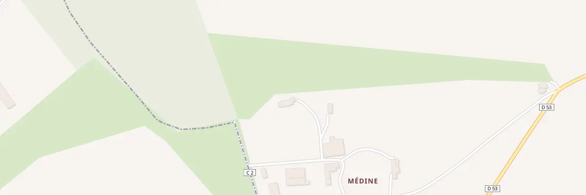 Plan du 8 Hameau de Medine à Butot