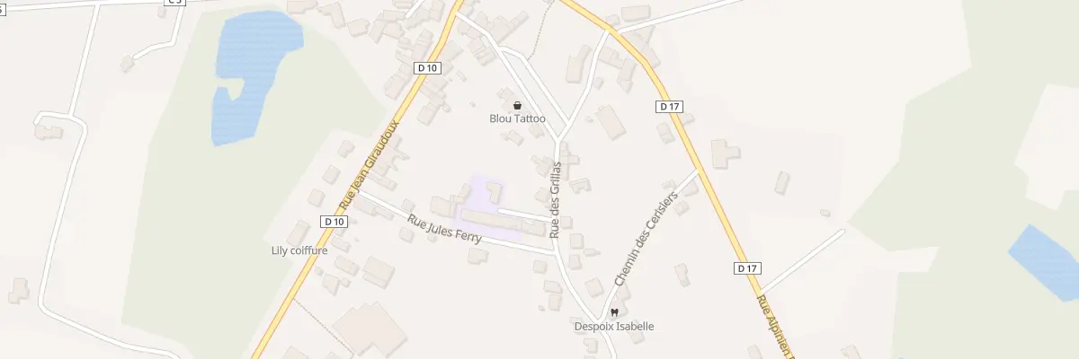 Plan du 6 Rue des Grillas à Cognac-la-Forêt