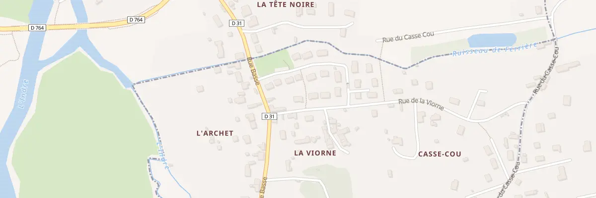 Plan du 2 Rue de la Viorne à Beaulieu-lès-Loches