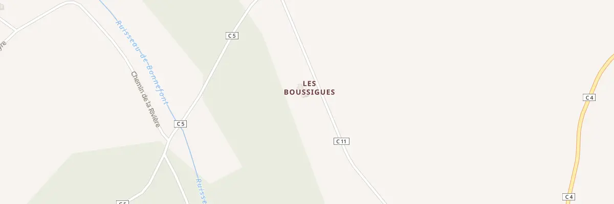 Plan du 5037 Las Bousigues à Fajolles
