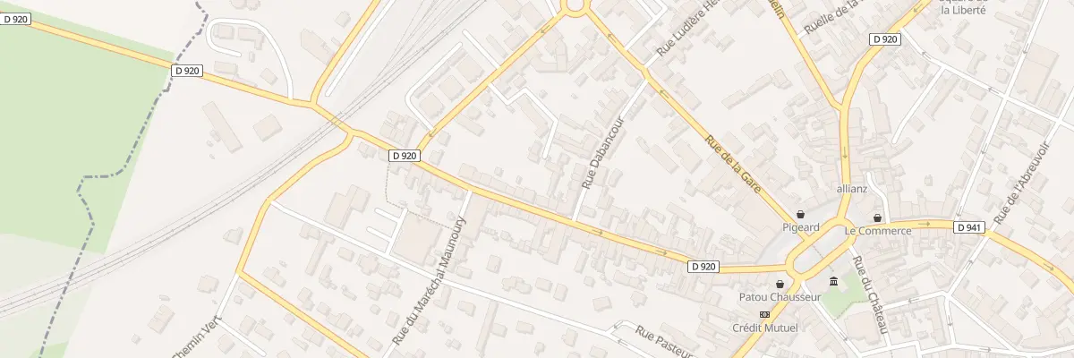 Plan du 34B Rue du Gros Chêne à La Loupe