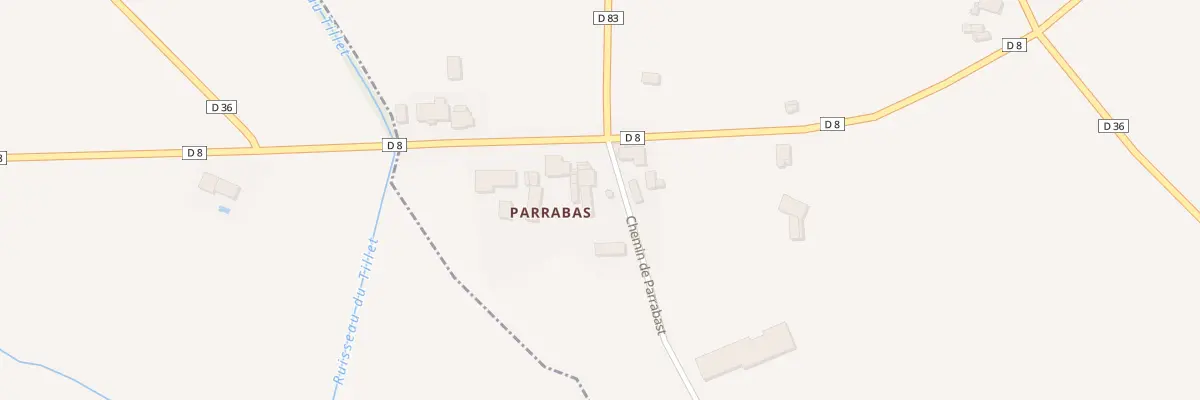 Plan du 43 Parrabats à Montoussin
