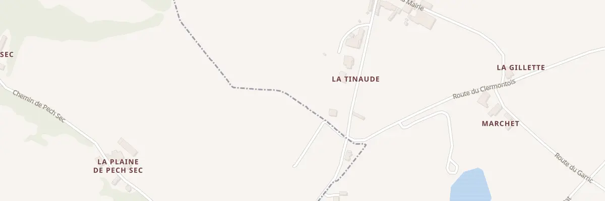 Plan du 5218 La Tinaude à Saint-Nazaire-de-Valentane