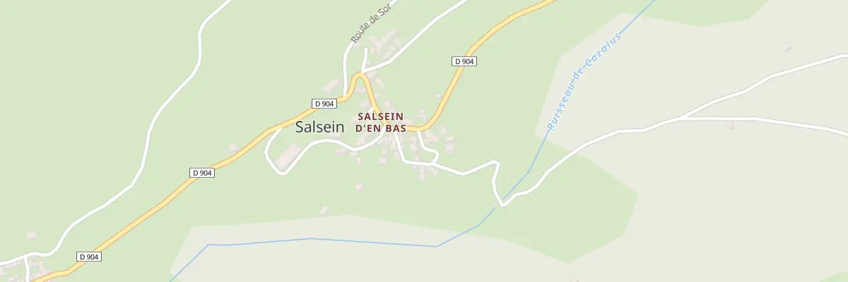 Plan du 5 Salsein d’En Bas à Salsein