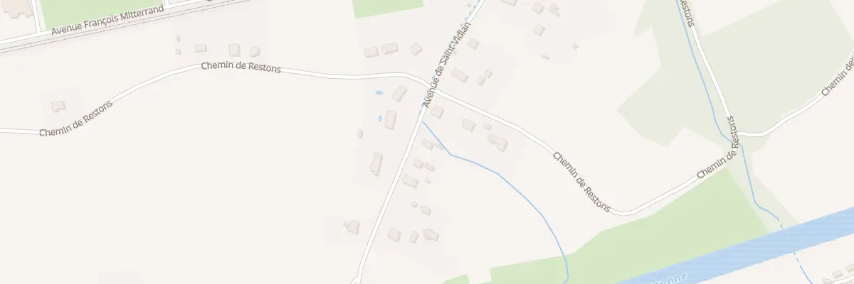 Plan du 405 Av de Saint Vidian à Martres-Tolosane