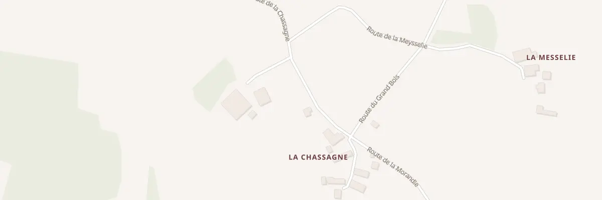 Plan du 261B La Chassagne à Saint-Paul-la-Roche