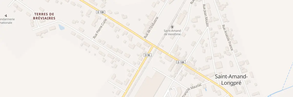 Plan du 2 Av Pdt Grellet à Saint-Amand-Longpré