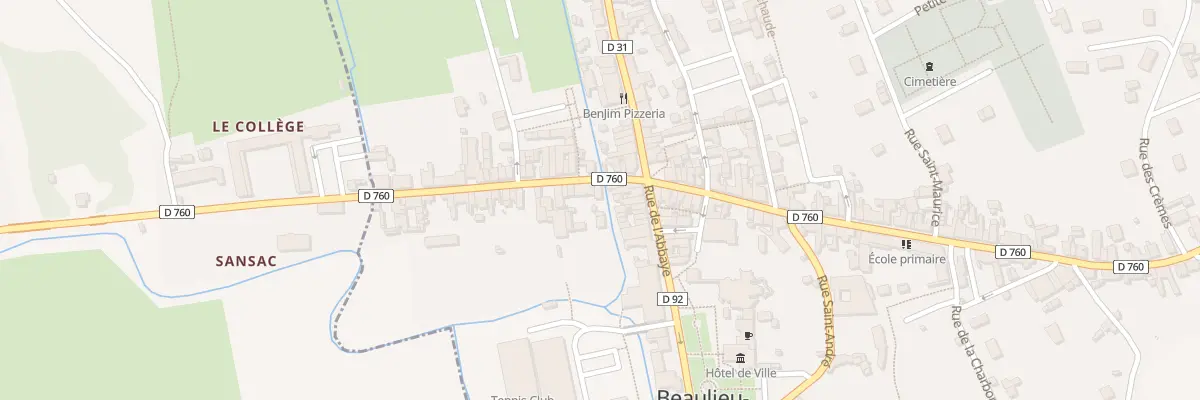 Plan du 6 Rue Brûlée à Beaulieu-lès-Loches