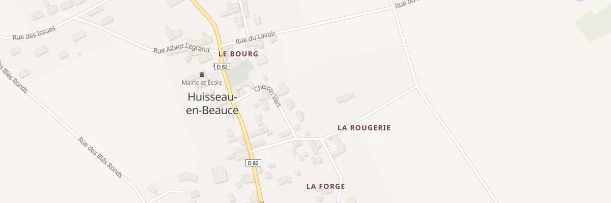 Plan du 7 Che Vert à Huisseau-en-Beauce