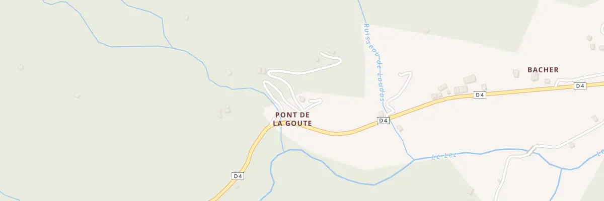 Plan du 5083 La Goute Est à Bordes-Uchentein