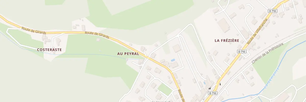 Plan du 250 Rte de Girards à Sauveterre-la-Lémance