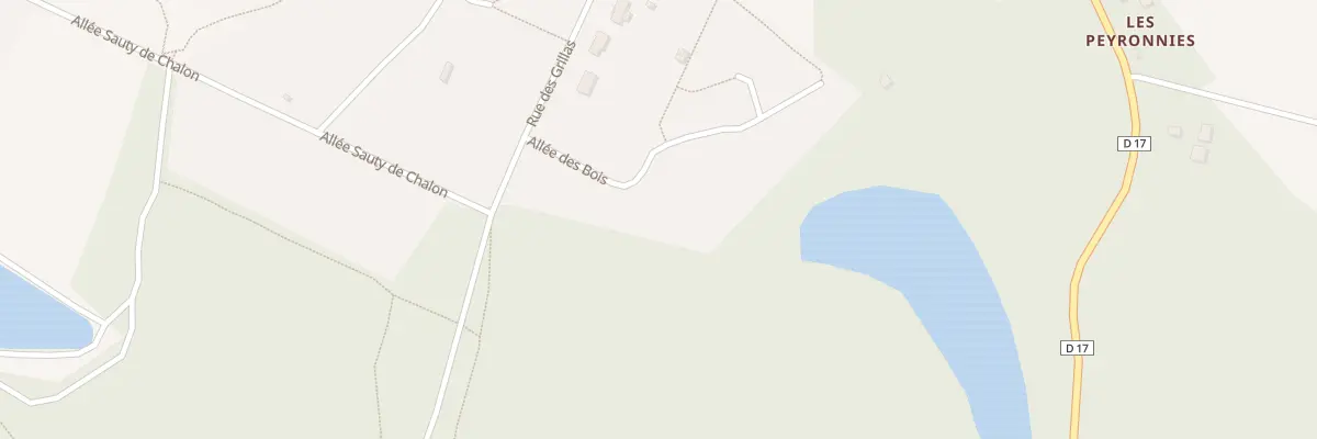 Plan du 8 All des Bois à Cognac-la-Forêt