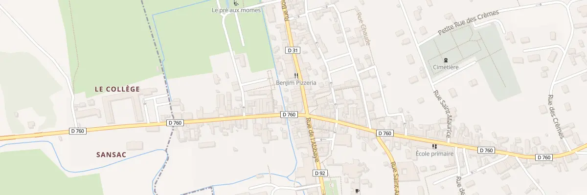 Plan du 8 Rue Bourgeoise à Beaulieu-lès-Loches