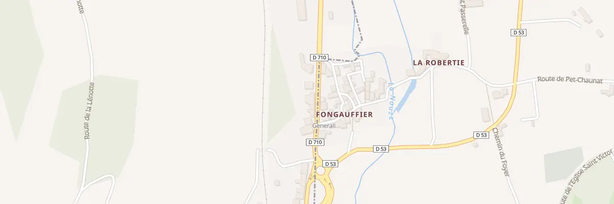 Plan du 29 Fongauffier à Monplaisant