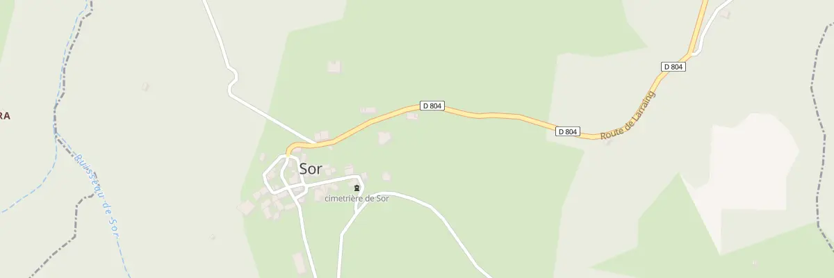 Plan du 22 L’Echart à Sor