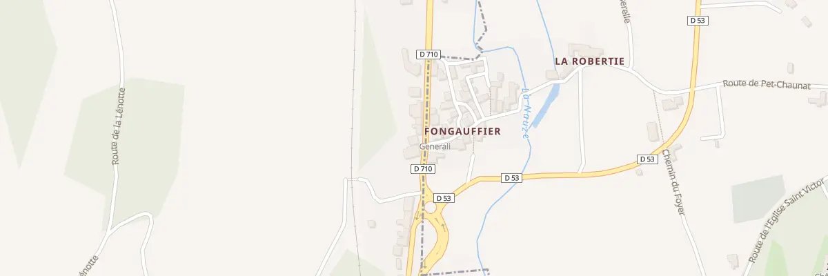 Plan du 26 Fongauffier à Monplaisant