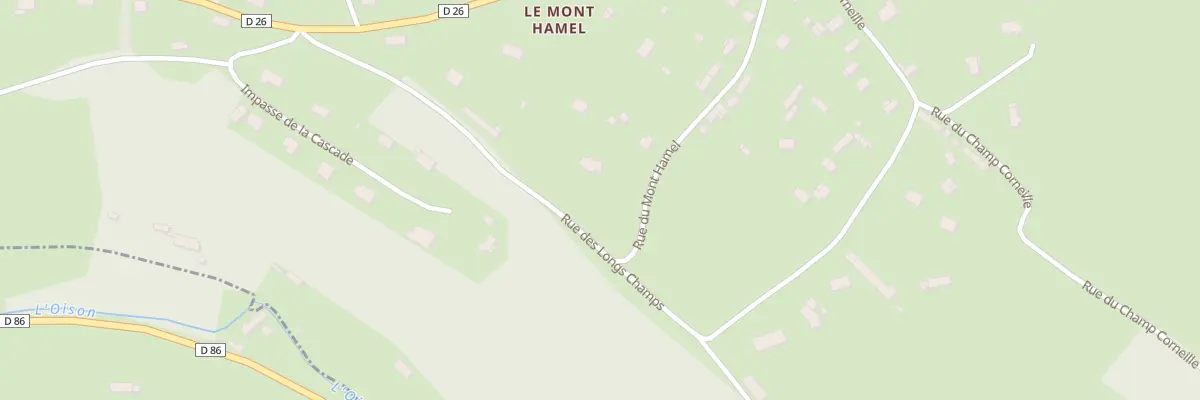 Plan du 315 Rue du Mont Hamel à Saint-Cyr-la-Campagne