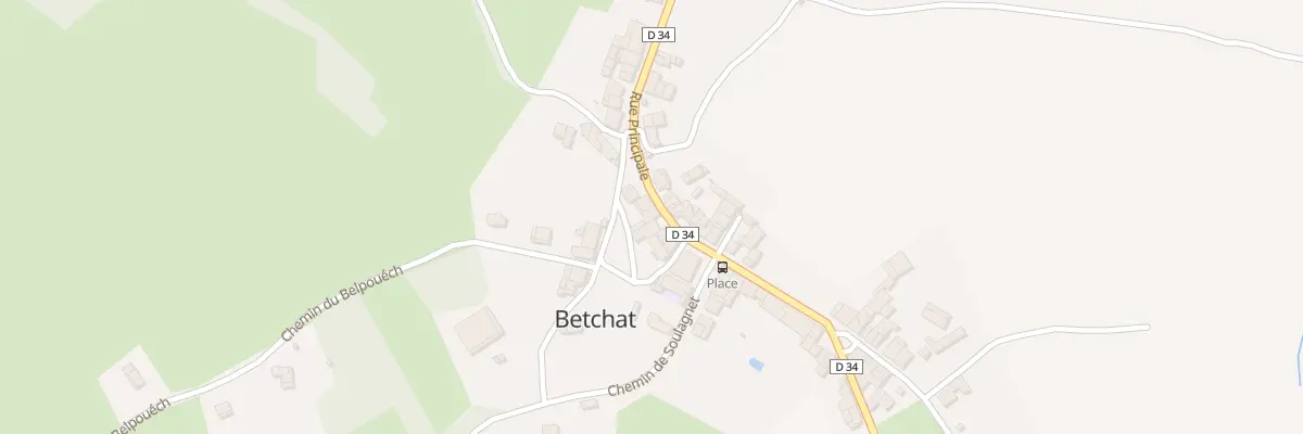 Plan du 171 Rue Principale à Betchat