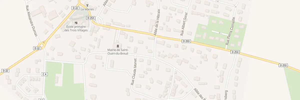 Plan du 323 Rue du Stade à Saint-Ouen-du-Breuil