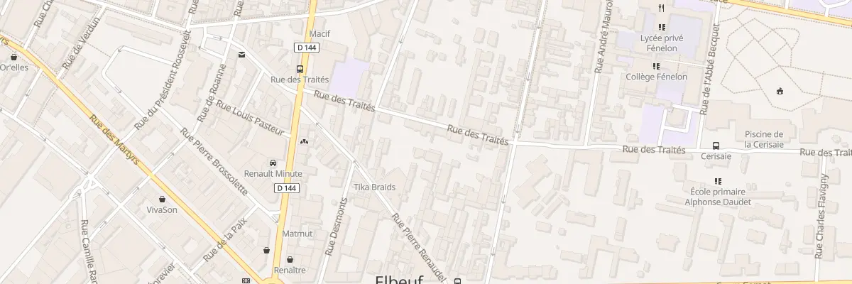 Plan du 47 Rue des Traités à Elbeuf
