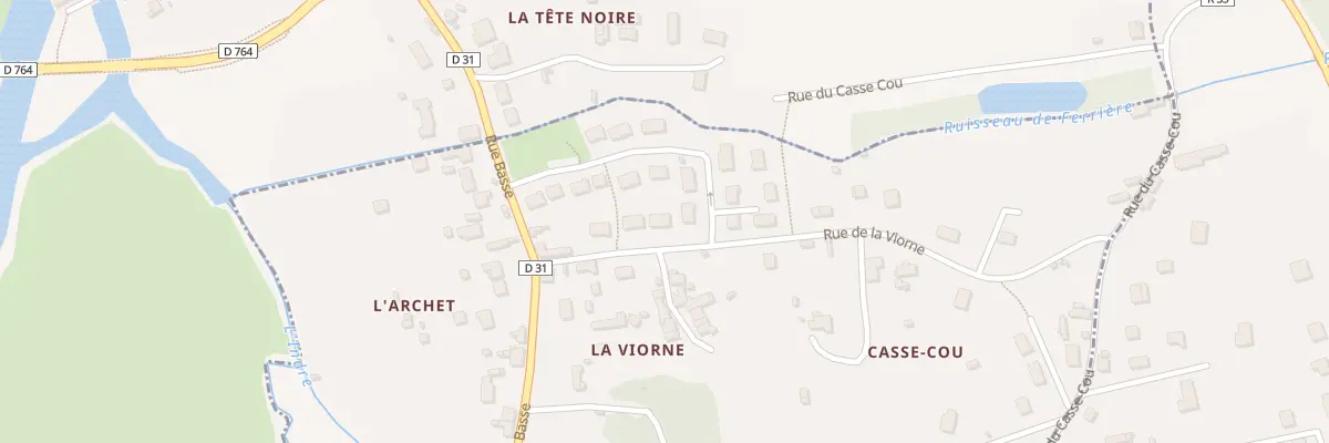 Plan du 6 Rue de la Viorne à Beaulieu-lès-Loches