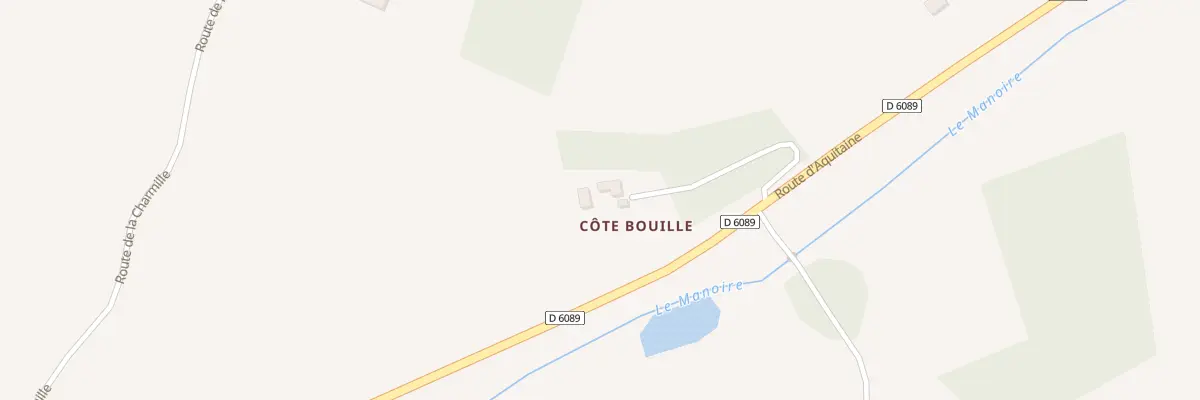 Plan du 4 Rte d’Aquitaine à Fossemagne