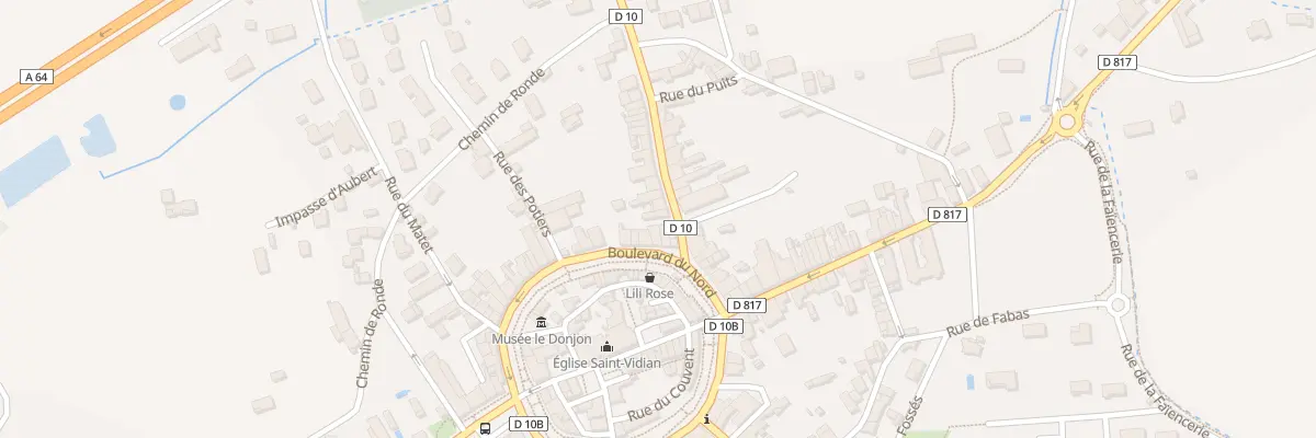 Plan du 3 Rue du Pages à Martres-Tolosane