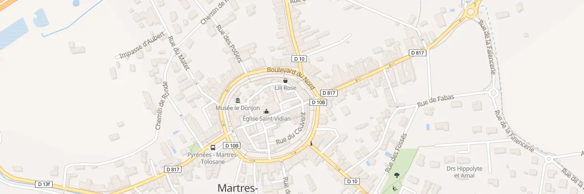 Plan du 3 Rue du Clocher à Martres-Tolosane