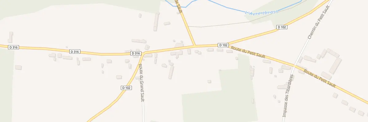 Plan du 72 La Girarderie à Montigny-sur-Avre