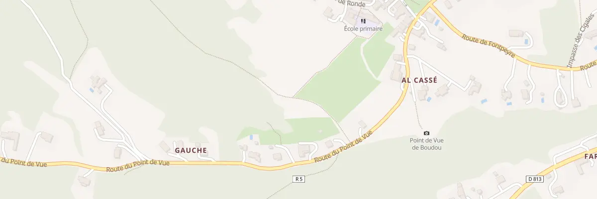 Plan du 368 Rte du Point de Vue à Boudou