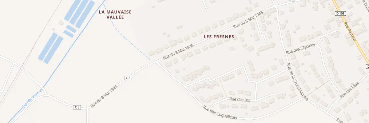 Plan du 42 Rue du 8 Mai 1945 à Saint-Amand-Longpré