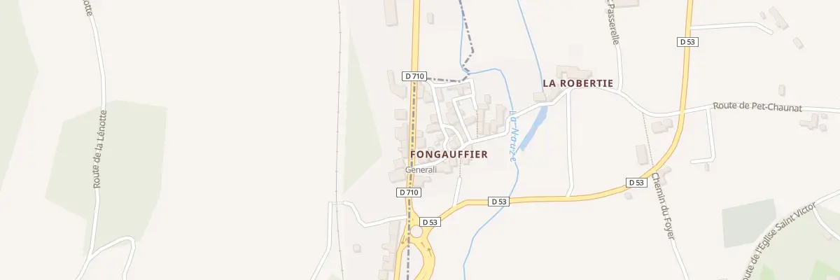 Plan du 110 Fongauffier à Sagelat