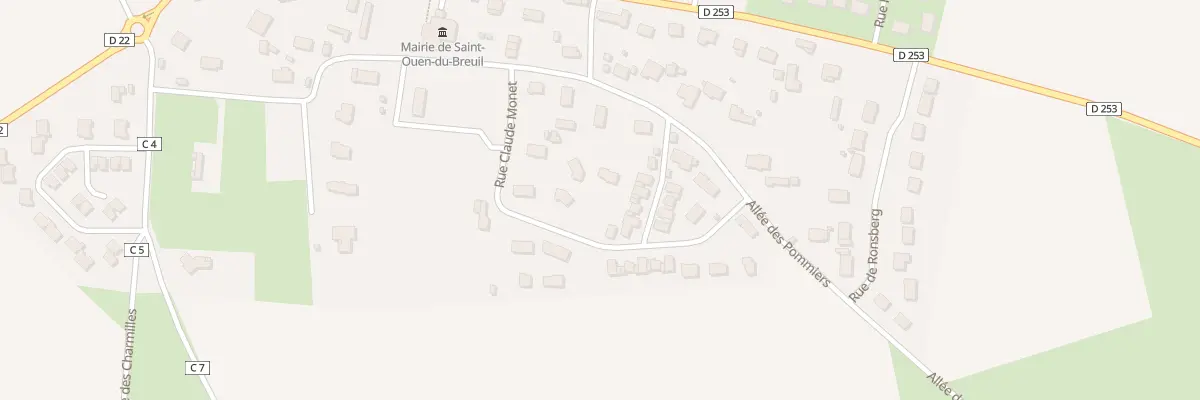 Plan du 380 Rue Claude Monet à Saint-Ouen-du-Breuil