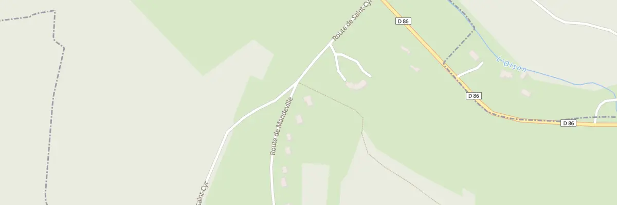 Plan du 1 Rte de Mandeville à Saint-Germain-de-Pasquier