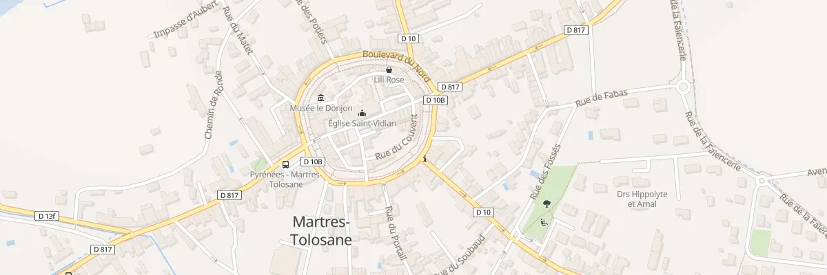 Plan du 23 Bd de la Magdeleine à Martres-Tolosane