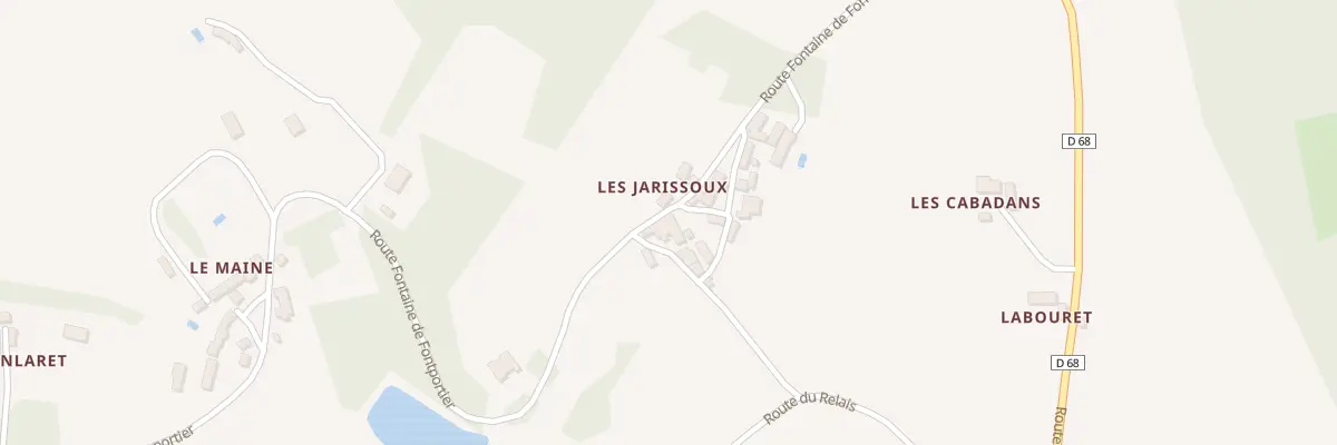 Plan du 862 Rte Fontaine de Fontportier à Ajat