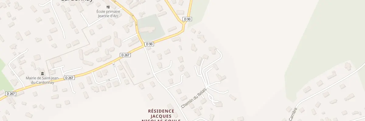 Plan du 4 Res la Voie Romaine à Saint-Jean-du-Cardonnay